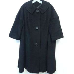 💥Vintage 1950 Wool Swing Coat Opera Sleeves